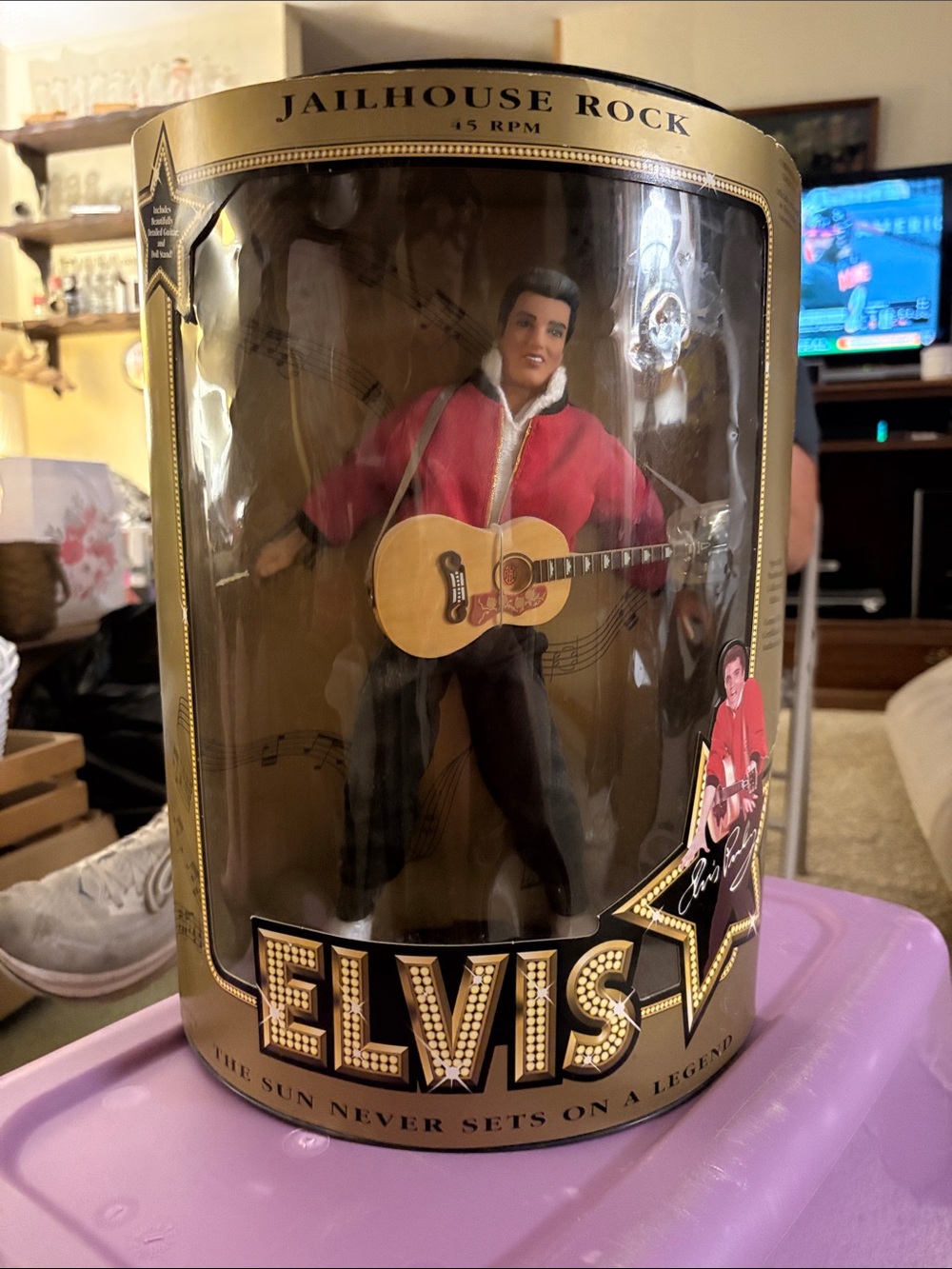 Vintage 1993 ELVIS PRESLEY Jailhouse Rock 45 RPM Barbie Numbered Collector's Ed